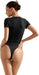 SUUKSESS Camiseta básica ajustada con doble forro para mujer, cuello redondo, manga corta - Quierox - Tienda Online