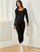 SweatyRocks Conjunto de pilates para mujer coqueta de ballet de manga larga - Quierox - Tienda Online
