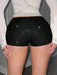 Sweetina Pantalones cortos casuales de cintura baja, brillantes para mujer - Quierox - Tienda Online