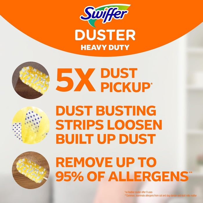 Swiffer Plumero de Alta Resistencia Kit de inicio con mango extensible de 3 pies y 3 recambios - Quierox - Tienda Online