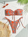 Swim Vcay Conjunto de bikini estilo bandeau de moda para mujer para playa y verano - Quierox - Tienda Online