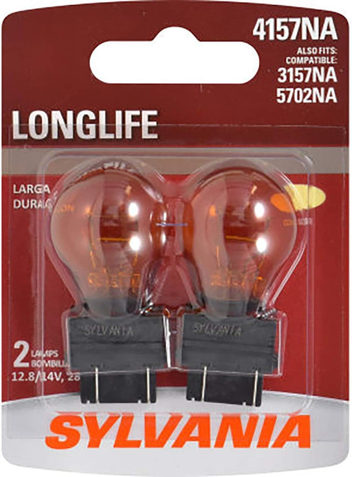 SYLVANIA 3157NA/4157NA bombillas en miniatura de larga vida útil, color ámbar natural, contiene 2 bombillas - Quierox - Tienda Online