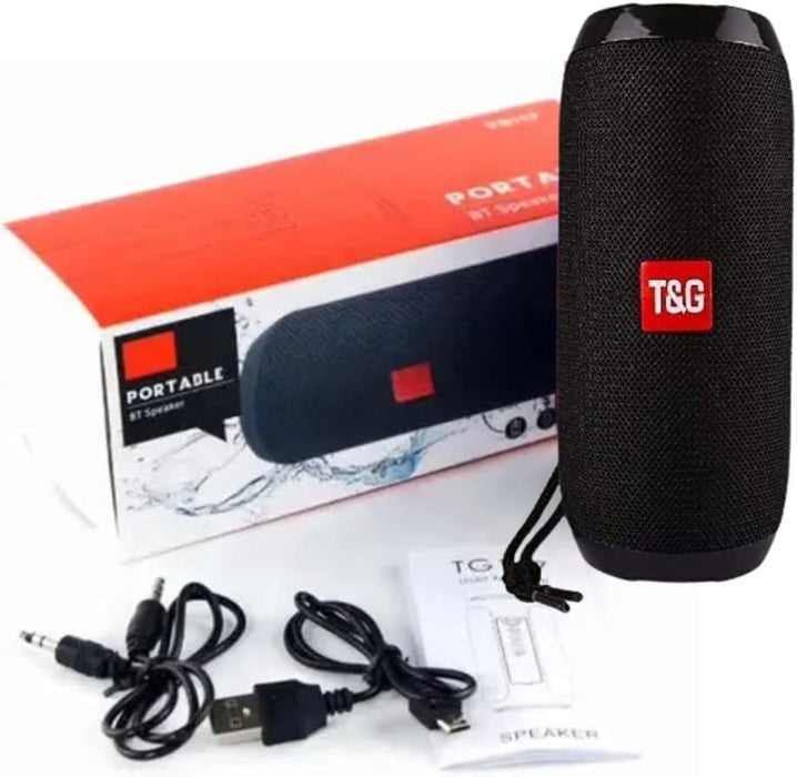 T & G TG117 Altavoz Bluetooth portátil bajo inalámbrico - Quierox - Tienda Online
