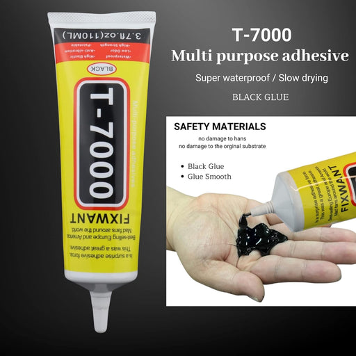 T7000 adhesivo suave negro T - 7000 ordenador teléfono móvil marco 50ml - Quierox - Tienda Online