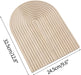 Tabla de cortar decorativa de madera, resistente y con forma de onda, ideal para cocina, hogar y regalo - Quierox - Tienda Online