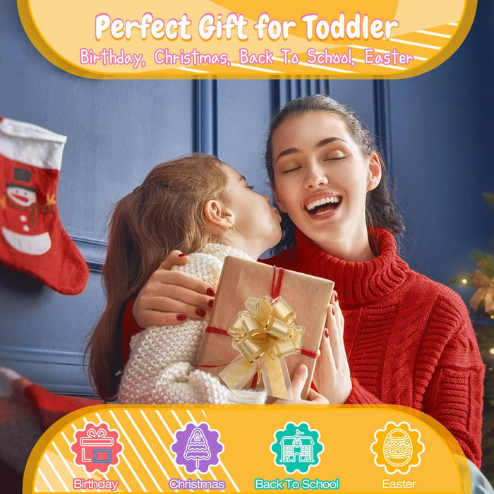 Tablero de actividades con interruptores de luz LED, juguetes Montessori para niños de 1, 2, 3 años - Quierox - Tienda Online