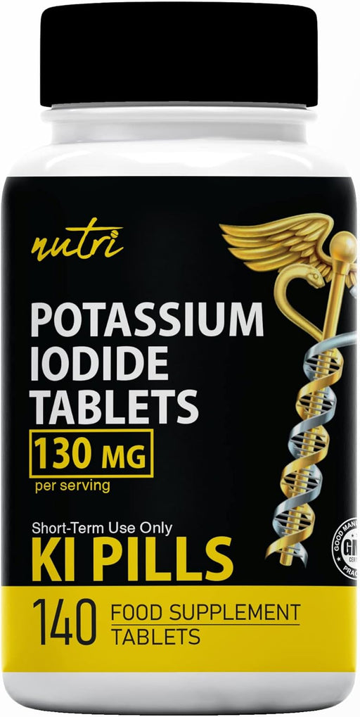 Tabletas de yoduro de potasio 130 mg (140 tabletas) - Quierox - Tienda Online