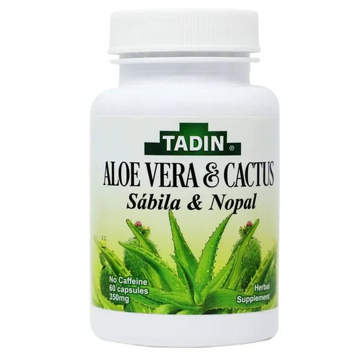TADIN Cápsulas de Aloe Vera y Cactus, Ayuda a Mejorar Problemas Digestivos - Quierox - Tienda Online