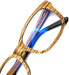 TAKEMOTO Lentes de resina real con bloqueo de luz azul de madera de tamaño XXL - Quierox - Tienda Online