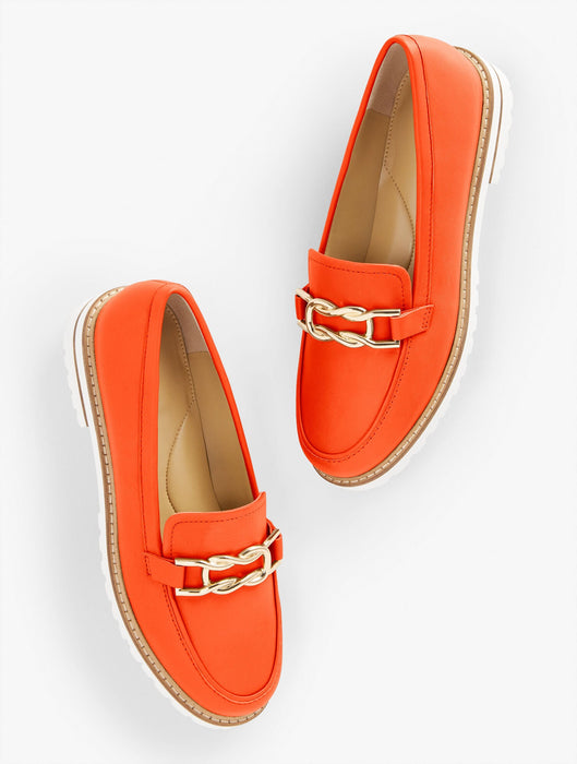 TALBOTS Mocasines de napa Laura Link - Quierox - Tienda Online