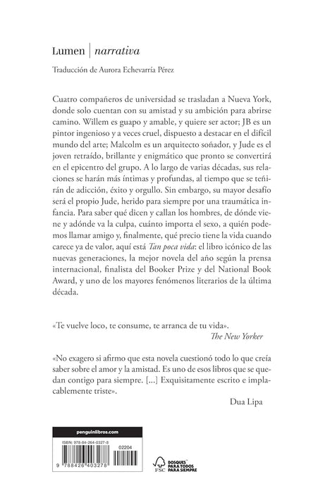 Tan poca vida / A Little Life (Spanish Edition) - Quierox - Tienda Online