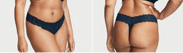 Tanga de encaje azul Victoria Secret - Quierox - Tienda Online