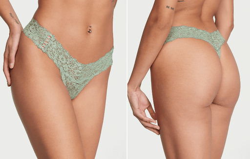Tanga de encaje verde Victoria Secret - Quierox - Tienda Online