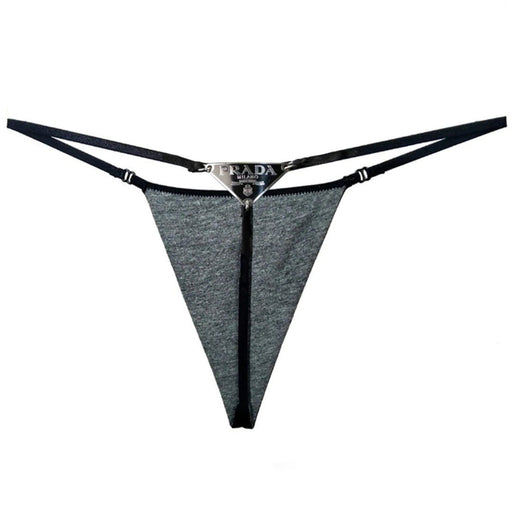 Tanga Prada Reworked | Negro - Quierox - Tienda Online