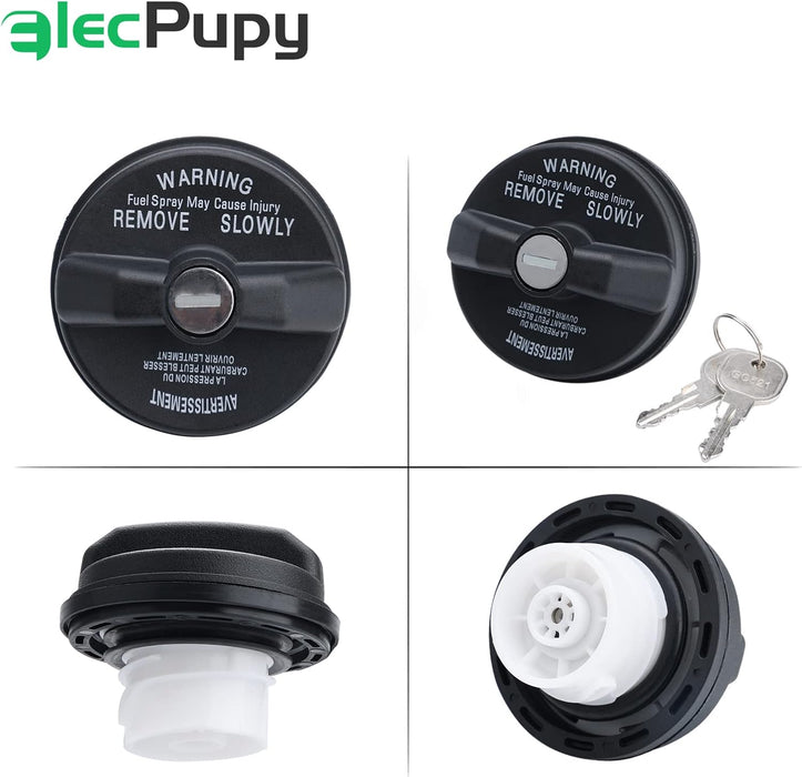 Tapa de gas con bloqueo, tapa de combustible compatible con Jeep Wrangler JK - Quierox - Tienda Online