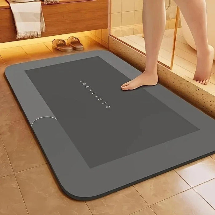 Tapete de baño, súper absorbente, antideslizante, con parte trasera de goma - Quierox - Tienda Online