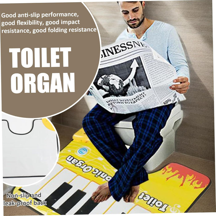 Tapete de piano para inodoro, divertido piano musical, teclado, tocando el dedo del pie - Quierox - Tienda Online