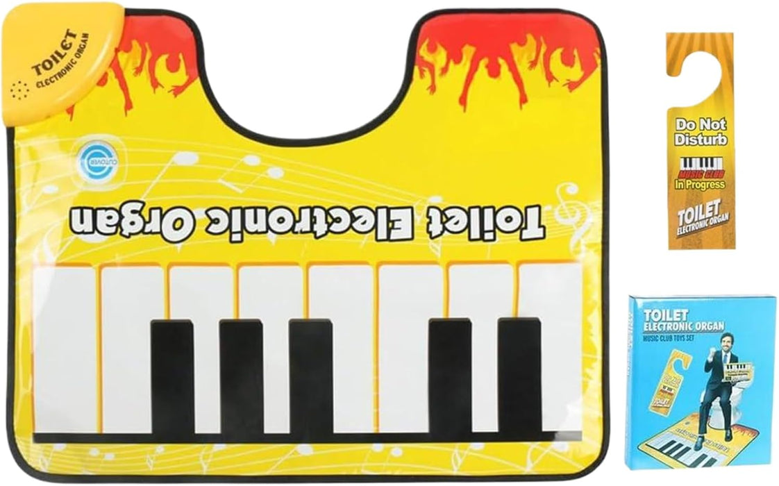 Tapete de piano para inodoro, divertido piano musical, teclado, tocando el dedo del pie - Quierox - Tienda Online