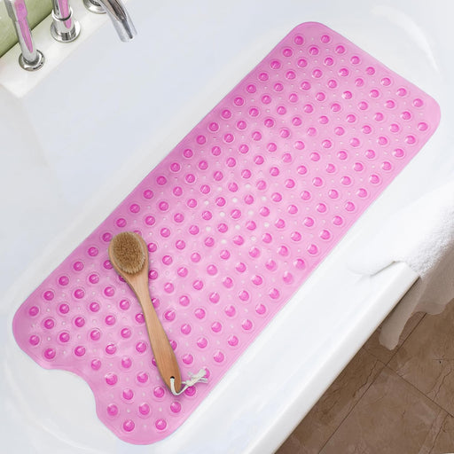 Tapete para Bañera de Ducha Antideslizantes, Extra Largo, Sin BPA para Niños - Quierox - Tienda Online