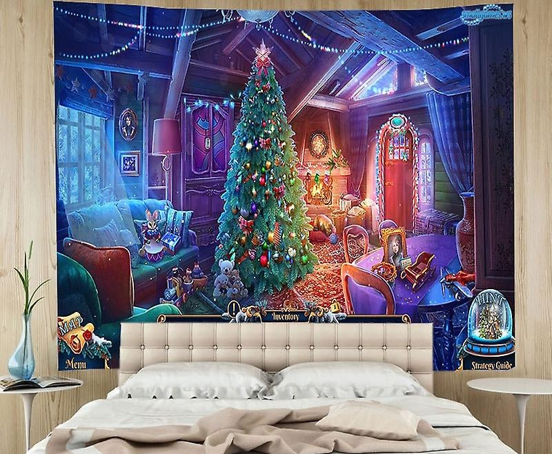 Tapiz de Navidad para colgar en la pared, decoración de árbol de Navidad - Quierox - Tienda Online
