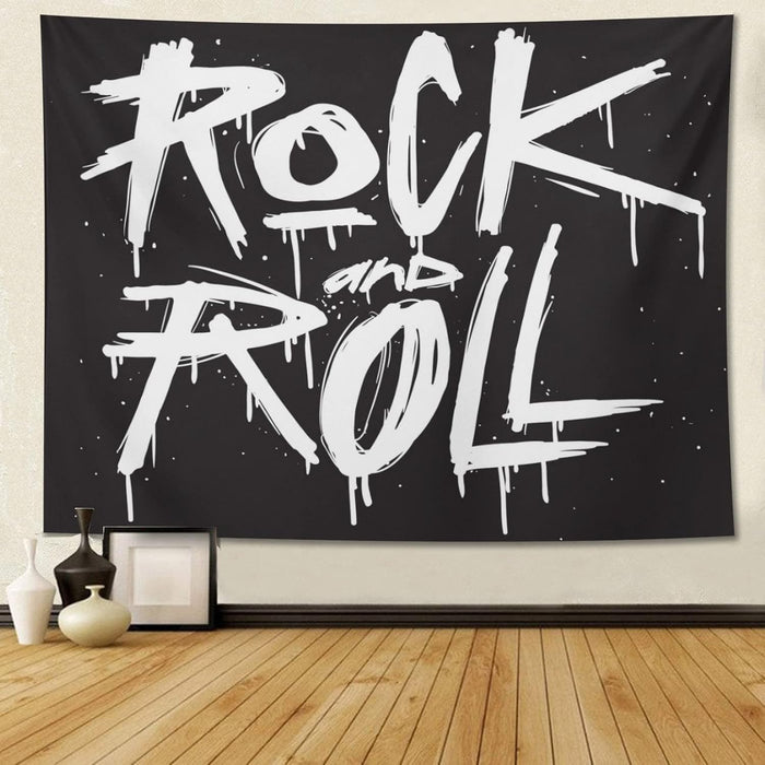 Tapiz de rock and roll feelacle de 152 x 101 cm, ideal para colgar en la pared - Quierox - Tienda Online