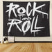 Tapiz de rock and roll feelacle de 152 x 101 cm, ideal para colgar en la pared - Quierox - Tienda Online