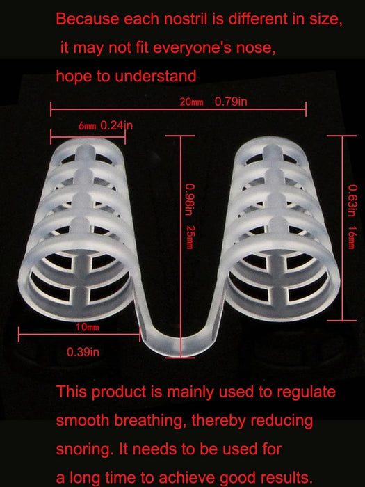 Tapón de ronquidos de plástico, tapón de ronquidos blanco minimalista para el hogar, 2 ud. - Quierox - Tienda Online