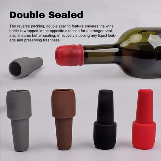 Tapón de Vino con Doble Sellado, Hermético para Conservar La Frescura - Quierox - Tienda Online