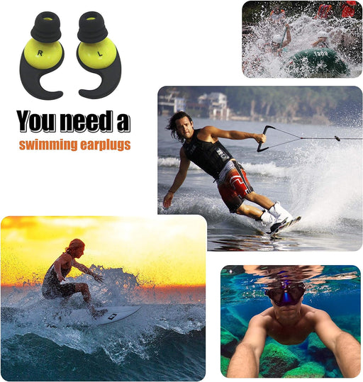 Tapones para los oídos audibles para natación, surf, buceo y deportes acuáticos - Quierox - Tienda Online