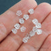Tapones transparentes para aretes, 100 Uds., pendientes, tapón, accesorios de joyería - Quierox - Tienda Online