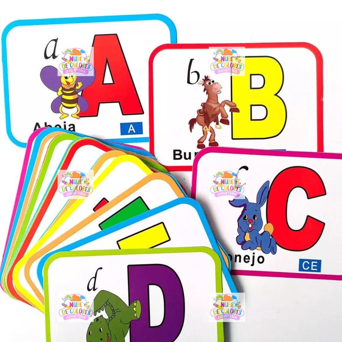 Tarjetas de aprendizaje abc, Para niños - Quierox - Tienda Online