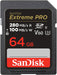 Tarjetas SD SanDisk Extreme PRO V60 UHS - II de 64 GB, 280/100 MB/s - Quierox - Tienda Online