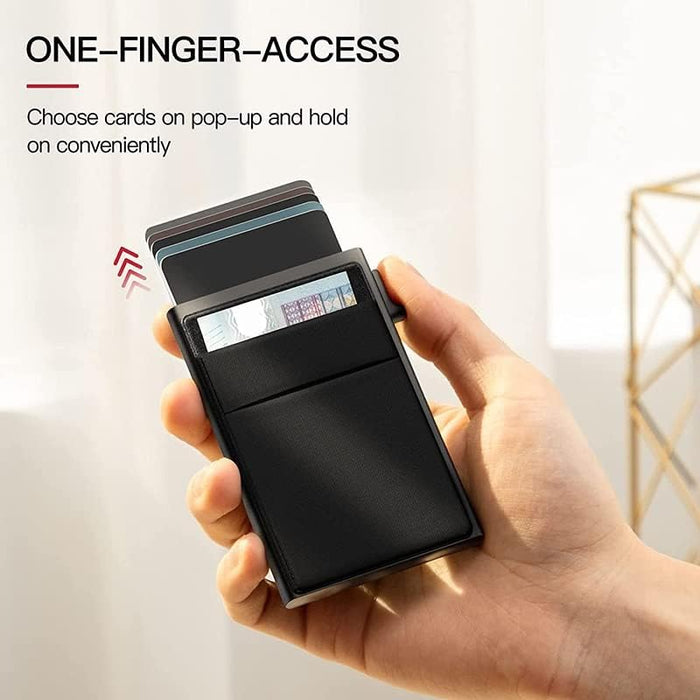 Tarjetero de tarjeta de crédito automático minimalista Cartera de tarjeta - Quierox - Tienda Online