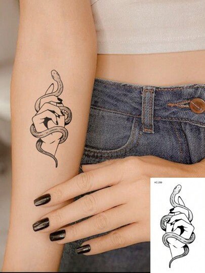 Tatuaje falso de transferencia al agua para mujer y hombre, tatuaje temporal - Quierox - Tienda Online