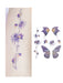 Tatuajes temporales de mariposa con purpurina - Quierox - Tienda Online