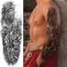 Tatuajes temporales impermeables de Jesús Misericordioso para brazo completo para hombres - Quierox - Tienda Online