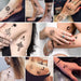 Tatuajes temporales impermeables Yazhiji: 60 hojas de pequeños tatuajes falsos - Quierox - Tienda Online