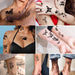 Tatuajes temporales impermeables Yazhiji: 60 hojas de pequeños tatuajes falsos - Quierox - Tienda Online