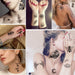 Tatuajes temporales impermeables Yazhiji: 60 hojas de pequeños tatuajes falsos - Quierox - Tienda Online