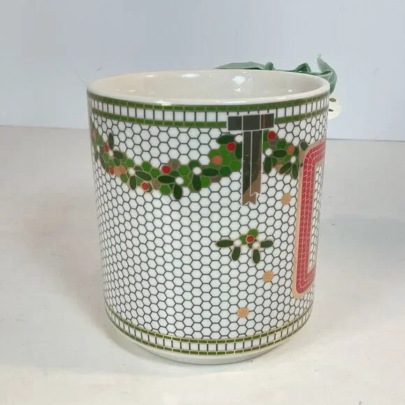 Taza de azulejos Festive Bistro de Anthropologie del TNM - Quierox - Tienda Online