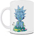 Taza de café o té de cerámica de 11 oz, Marcadores de tendencias Rick y Morty, Ricktanical - Quierox - Tienda Online