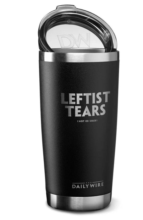 Taza vaso Daily Wire Leftist Tears aislada al vacío 20 oz acero inoxidable - Quierox - Tienda Online
