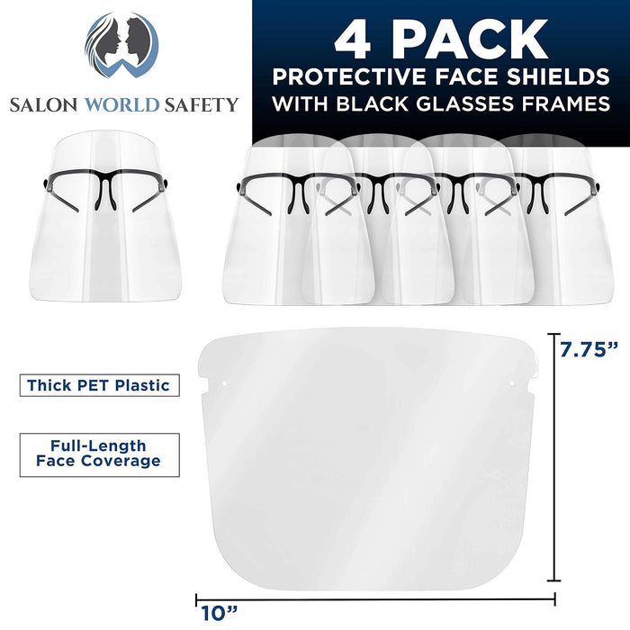 TCP Global Salon World - Protectores faciales completos con marcos de gafas - Quierox - Tienda Online