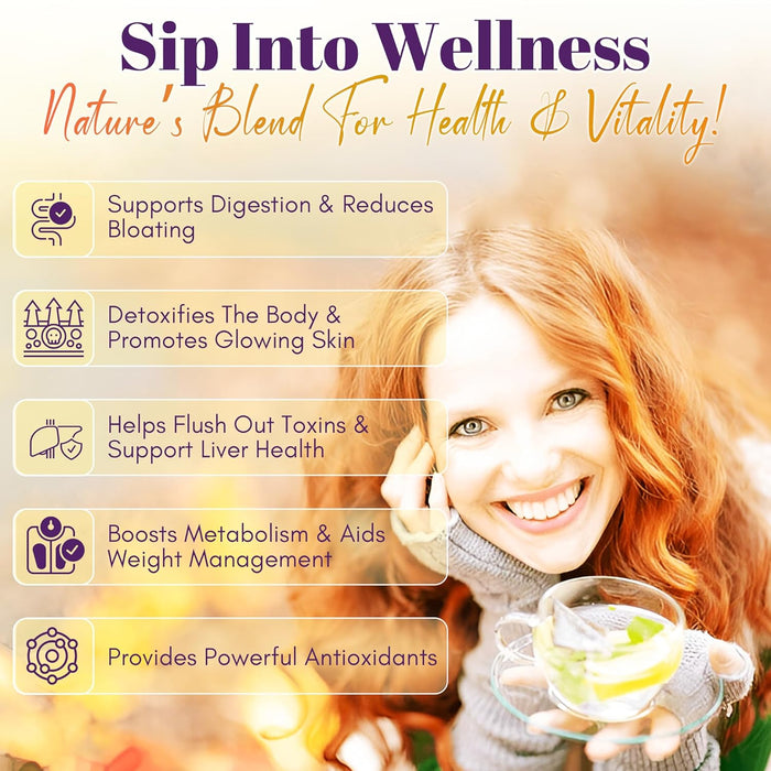 Té CHUPA PANZA - Té a base de raíz de jengibre, piña, linaza y canela (30 bolsas de té/0.10 oz cada una) - Quierox - Tienda Online