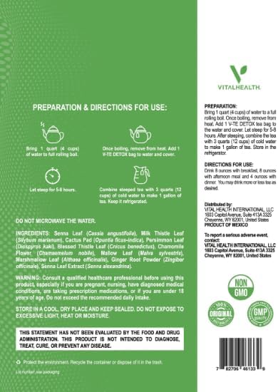 Té Detox Salud Vital - Quierox - Tienda Online