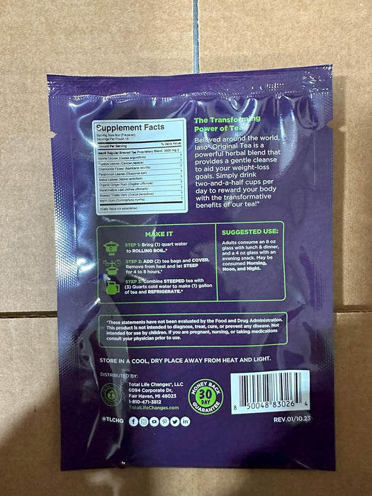 Té preparado (original) – Té limpiador TLC y bebida refrescante fórmula para un estilo de vida - Quierox - Tienda Online