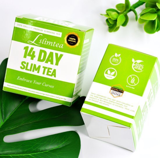 Té SlimTea: té supresor del apetito para una pérdida de peso natural - 14 días (1 caja) - Quierox - Tienda Online