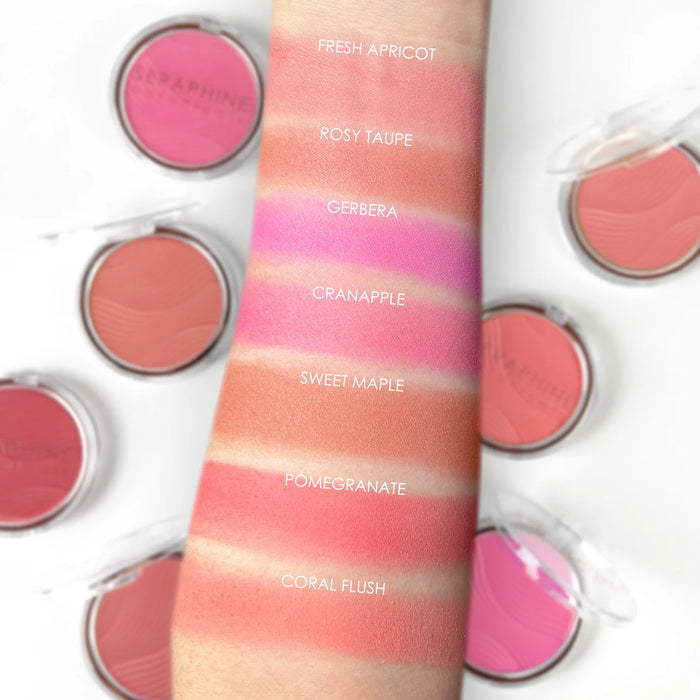 SERAPHINE BOTANICALS Té + Rosa - Colorete satinado sin vetas