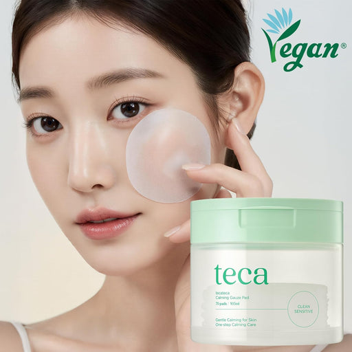 Tecateca - Almohadilla de tóner calmante vegana, 70 unidades de 3.6 fl oz - Quierox - Tienda Online