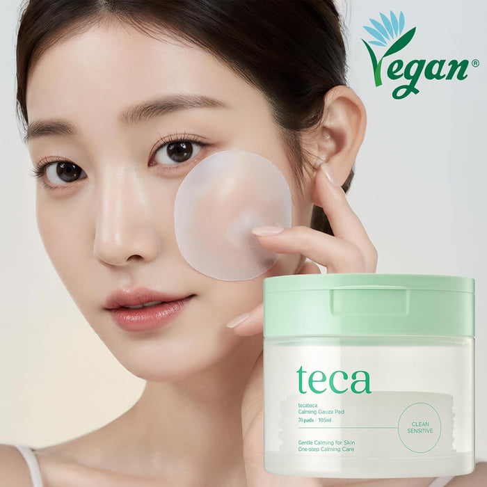 Tecateca - Almohadilla de tóner calmante vegana, 70 unidades de 3.6 fl oz - Quierox - Tienda Online